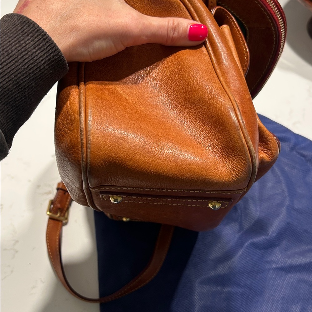 Dooney & Bourke Tan Leather Crossbody Bag - Picture 10 of 10